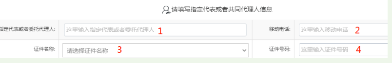 河南掌上登記鄭東新區(qū)個體戶流程名稱申報(bào)代理人信息